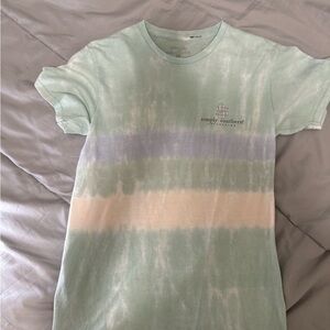 Tie dyed, “girls just wanna have sun” shirt
